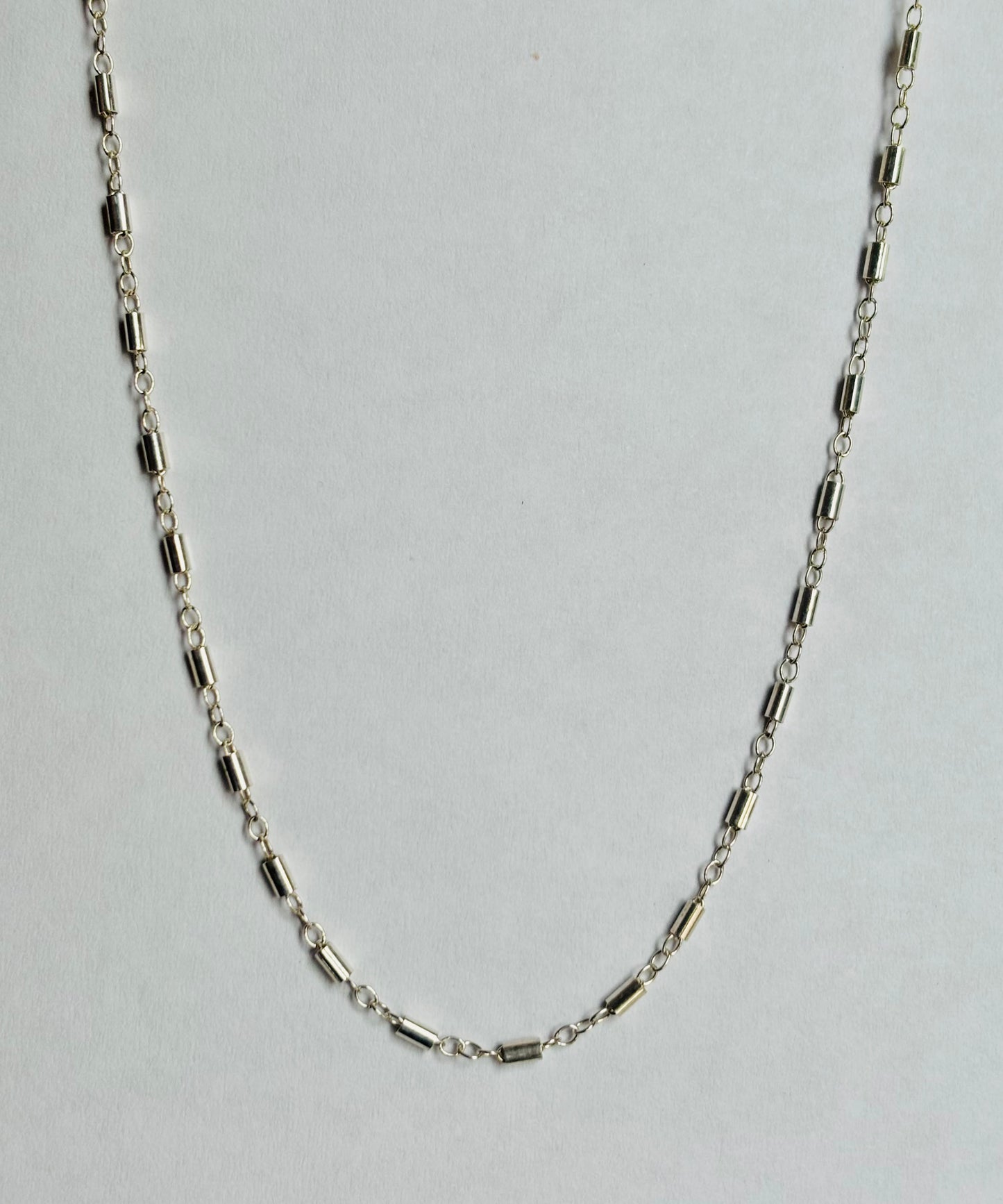 Silver Beaded Necklace