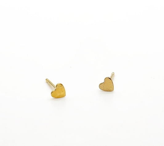 Mini Heart Stud Earrings