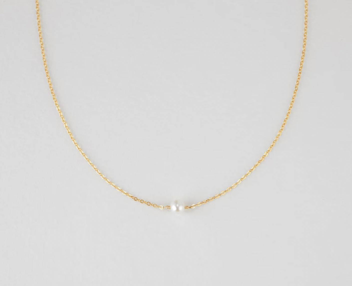Pearl Station Necklace