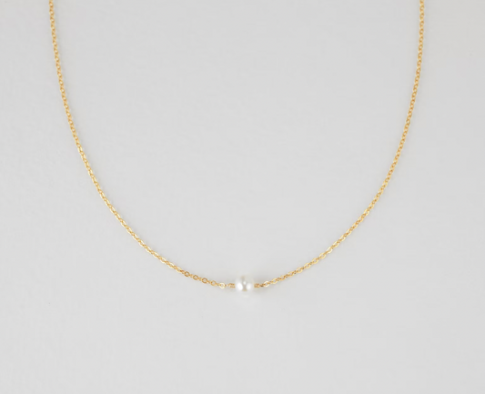 Pearl Station Necklace