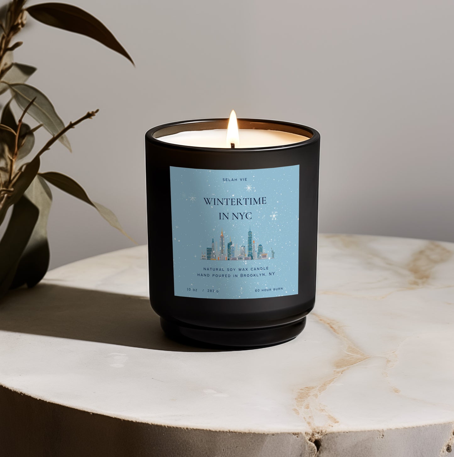 Wintertime in NYC Soy Candle