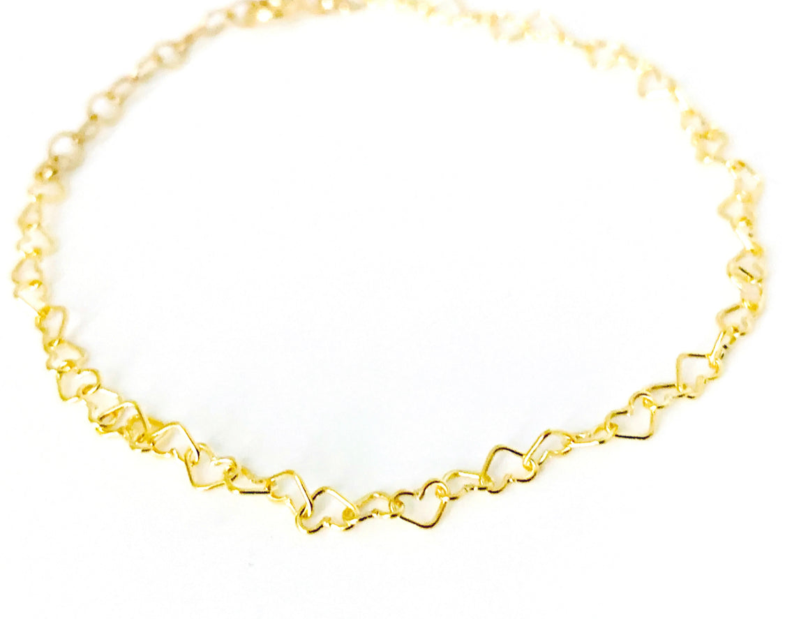Heart Chain Bracelet