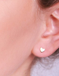 Heart Stud Earrings