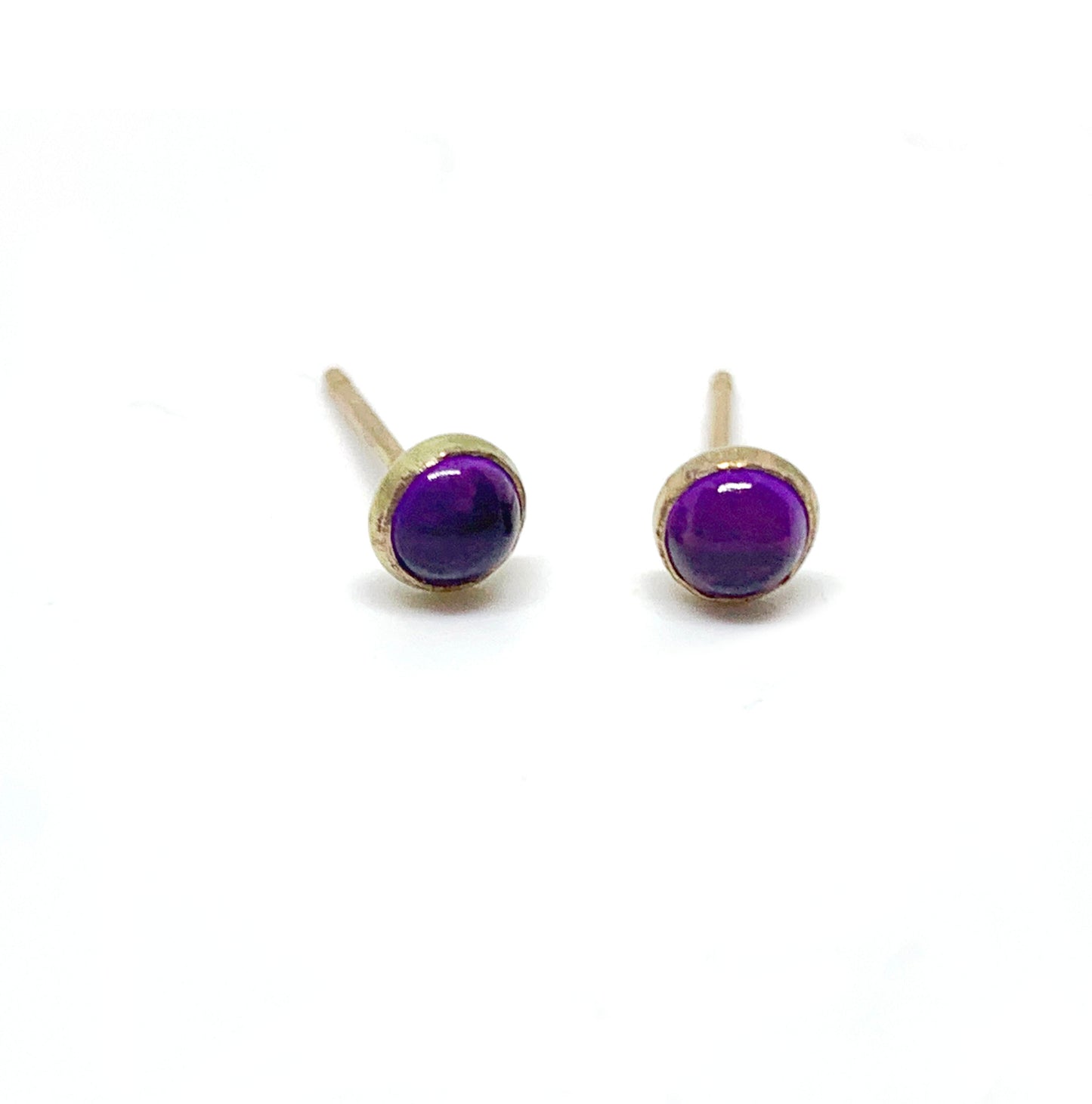 Tiny Gemstone Earrings