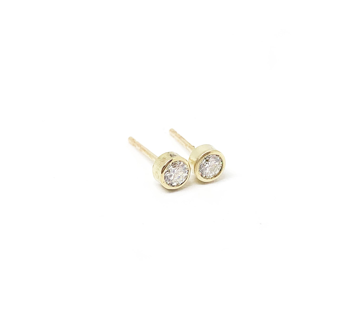14K Diamond Studs
