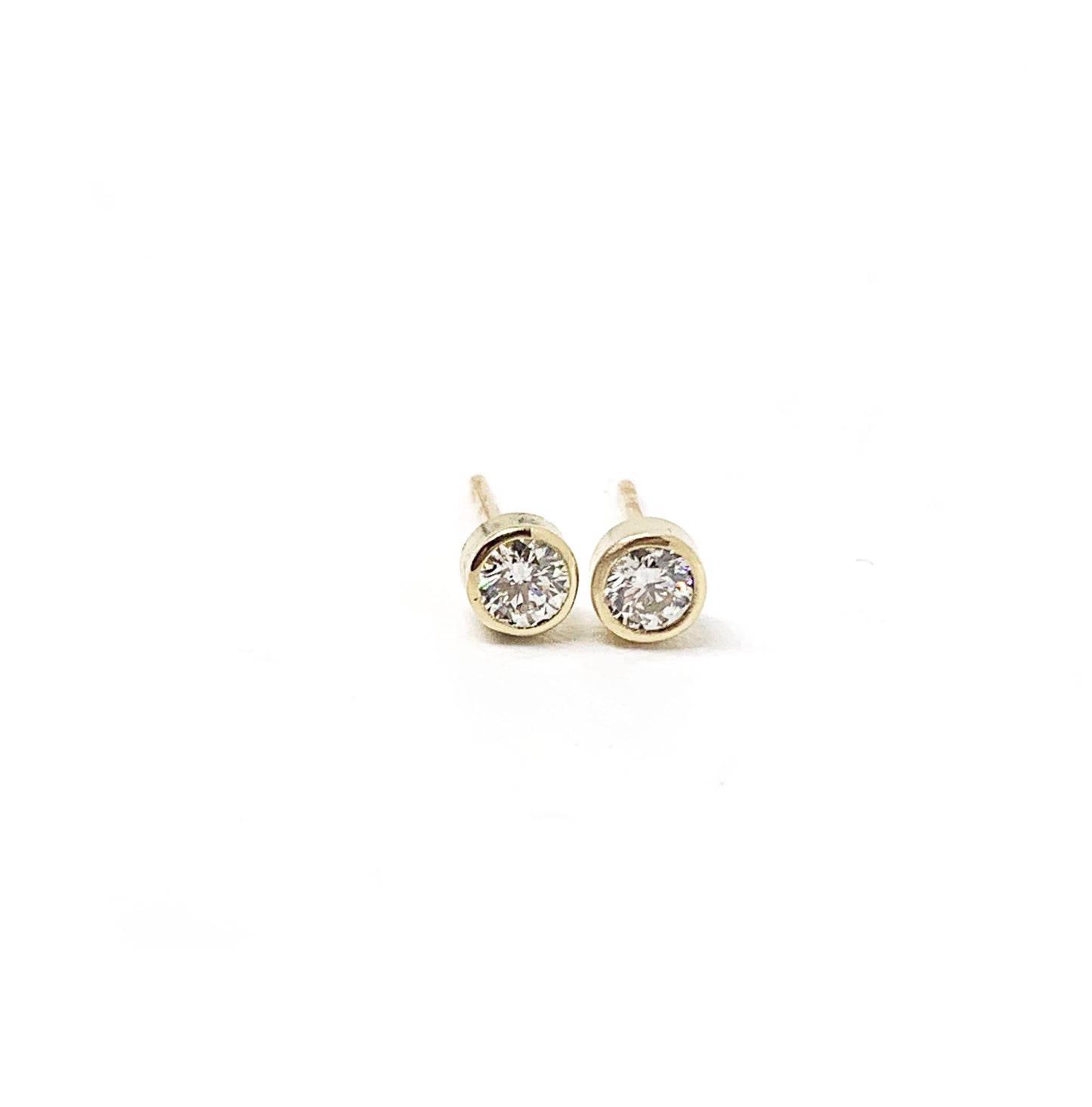 14K Diamond Studs