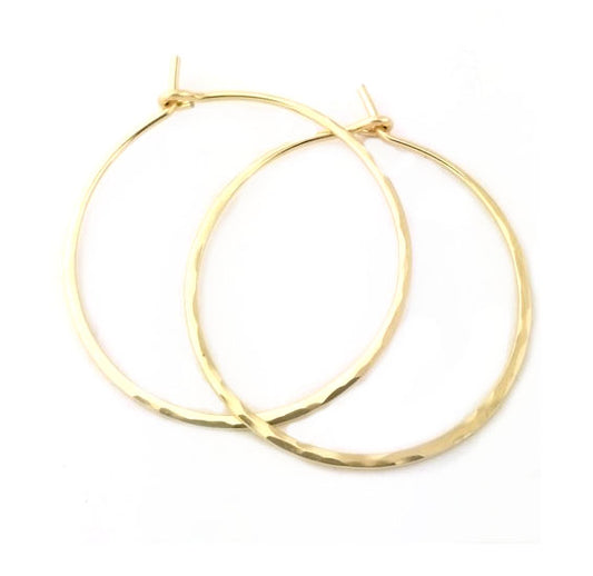 Hammered Hoops