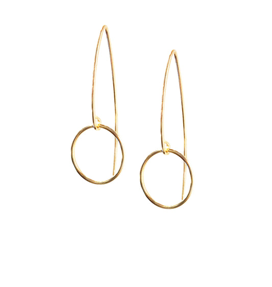 Circle Marquise Earrings