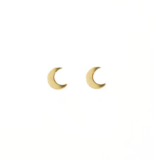 Moon Stud Earrings