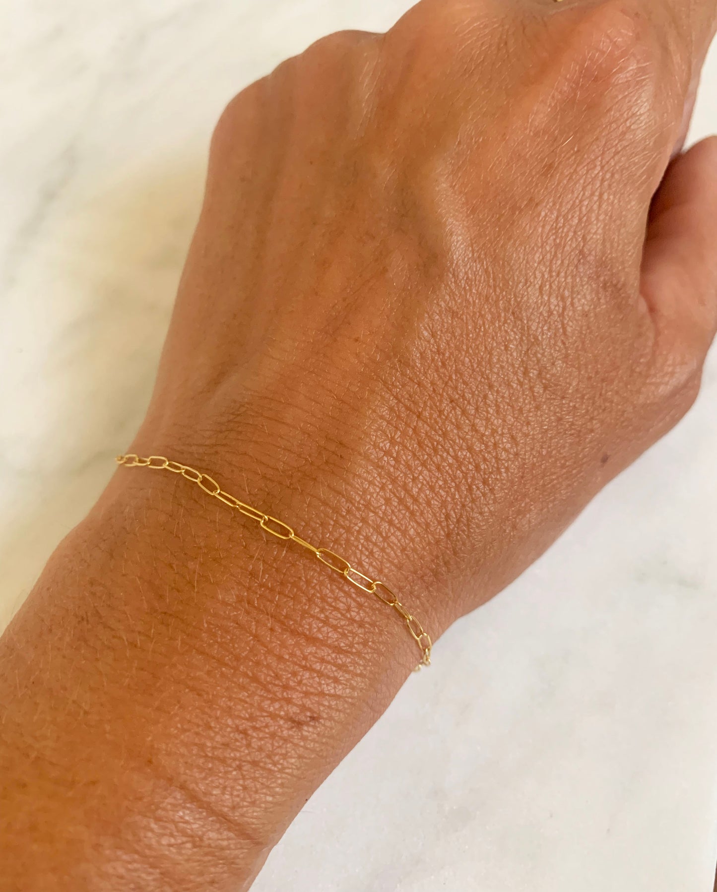 Paperclip Bracelet Thin