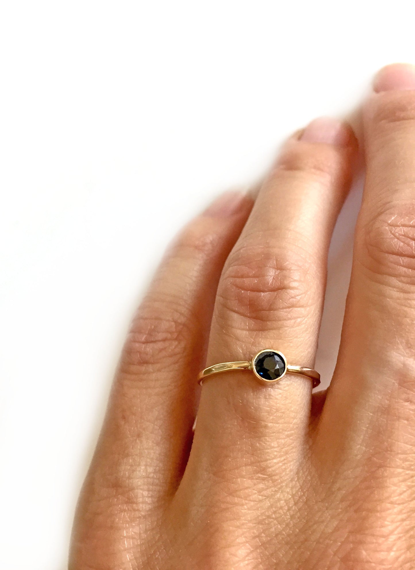 14K Gold Sapphire Ring