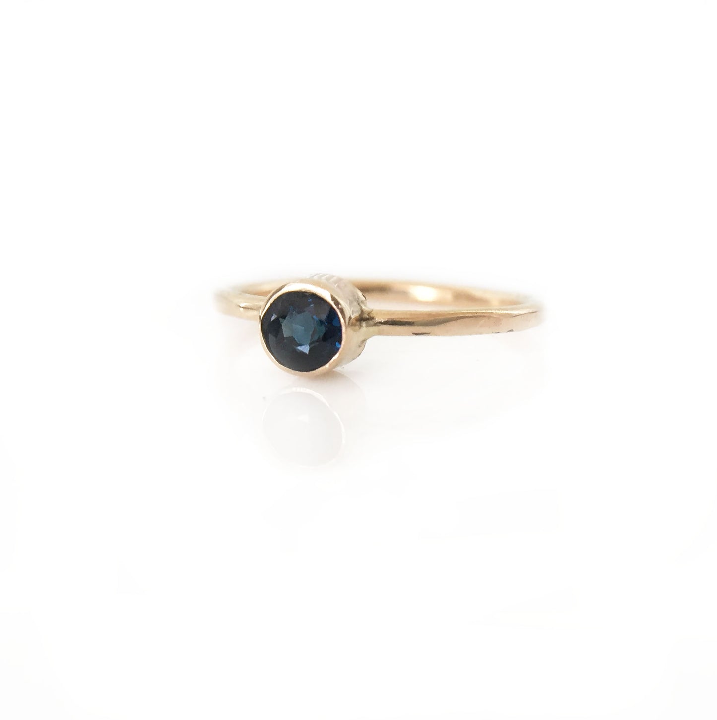 14K Gold Sapphire Ring