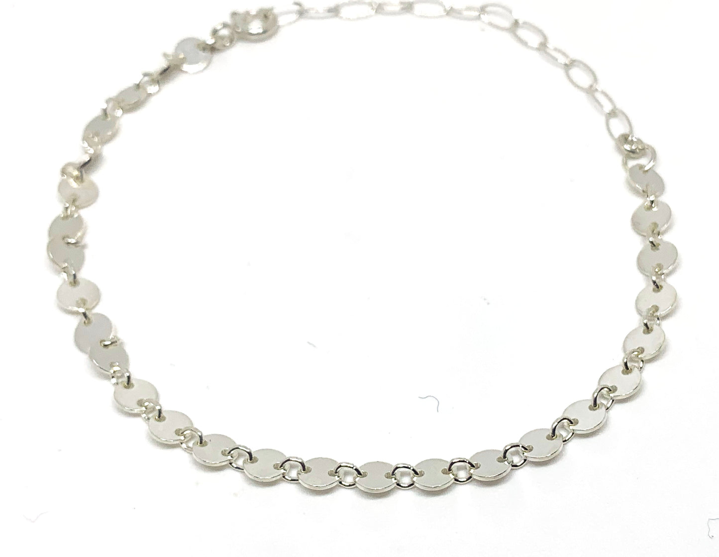 Silver Coin Bracelet