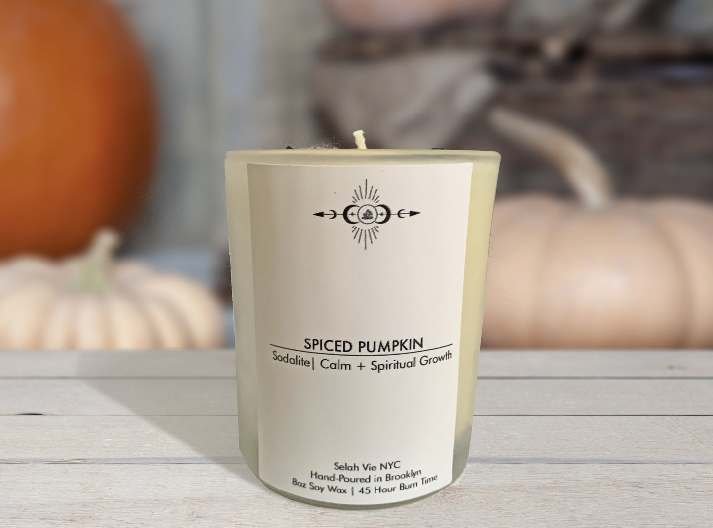 Spiced Pumpkin Crystal Candle