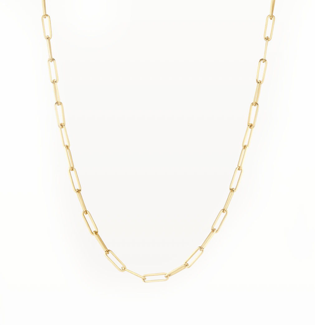Dainty Paperclip Chain Necklace – Selah Vie