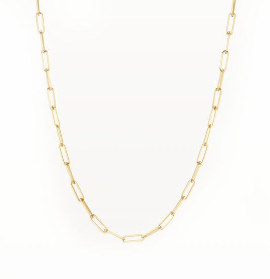 Dainty Paperclip Chain Necklace
