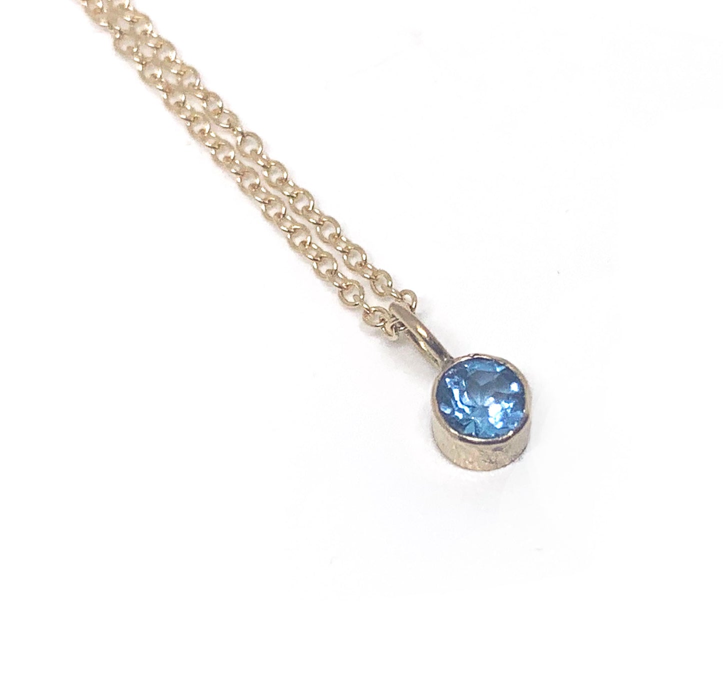 14K Topaz Necklace