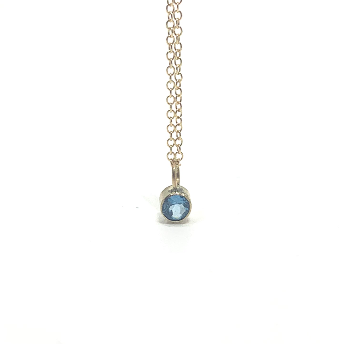 14K Topaz Necklace