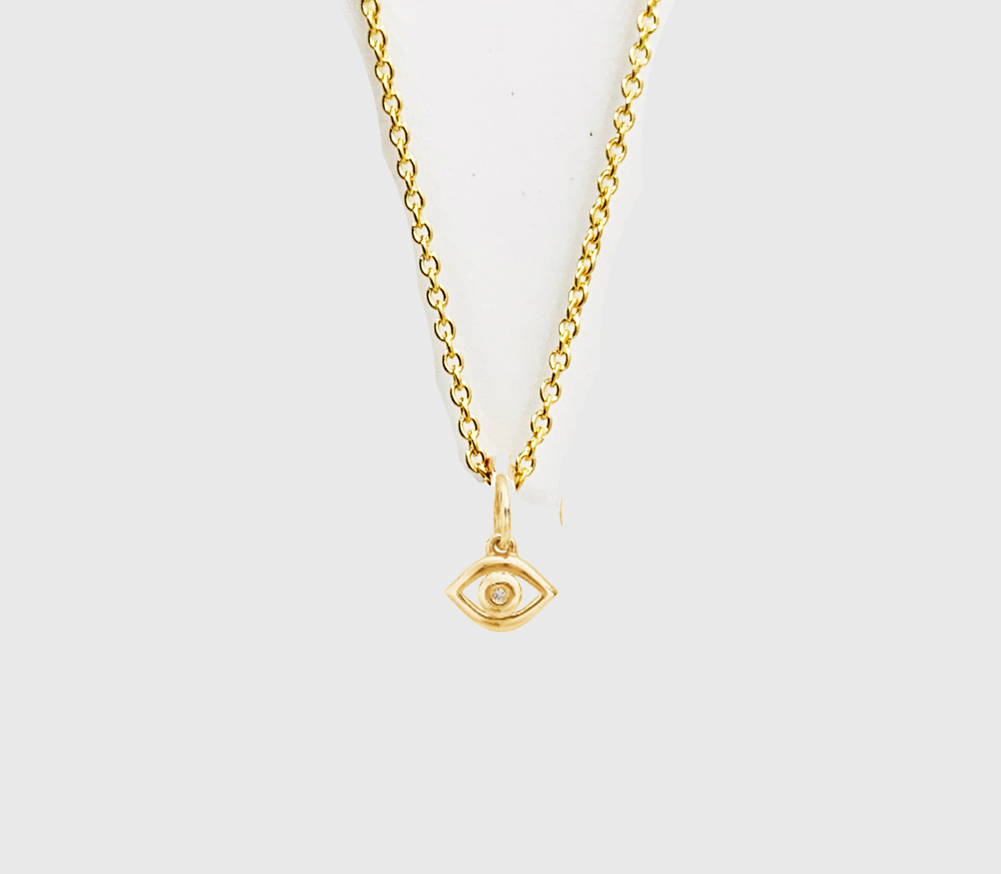 14K Evil Eye Necklace