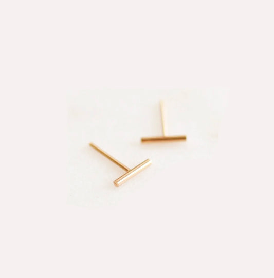 Line Stud Earrings