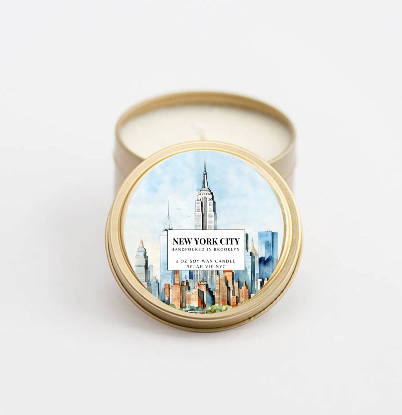New York City Candle Tin