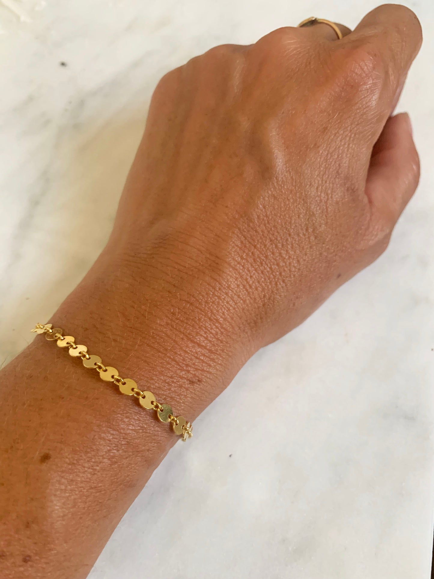 Gold Coin Bracelet