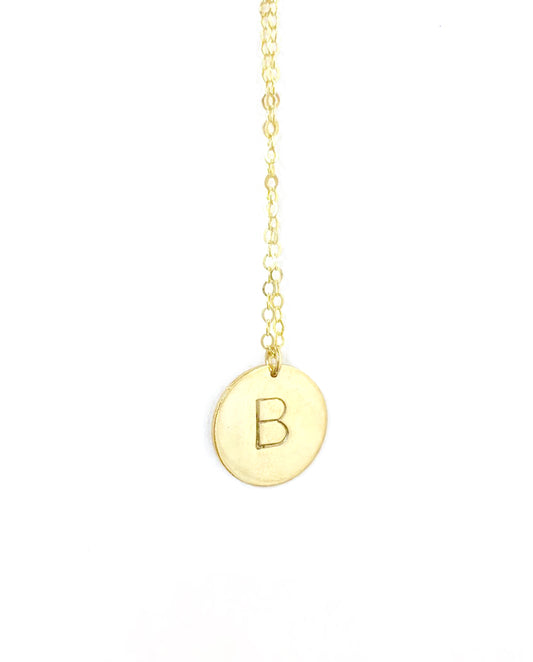 Letter Necklace-Gold